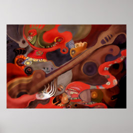 前コロンビノポップ・アートのス ポスター