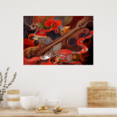 前コロンビノポップ・アートのス ポスター (キッチン)