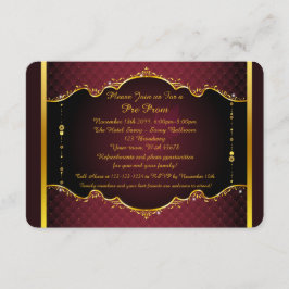 前プロムの招待、前プロム、キンセアニェラ、Sweet16 出欠カード