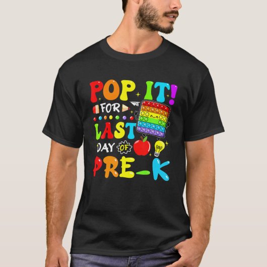 前ポップ・アートの日Kのフィジット玩具最終日O Tシャツ (正面)