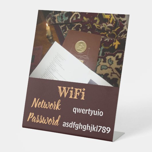 前世紀の台座のサインの本 台座サイン (正面)