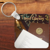 前世紀の書物 キーホルダー (正面)