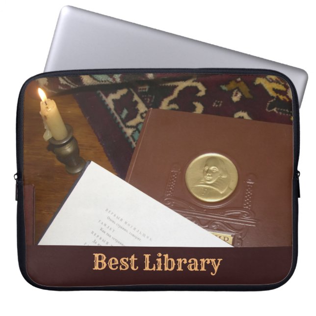 前世紀の本 ラップトップスリーブ (正面)