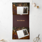 前世紀の本 三つ折りカード (内部)