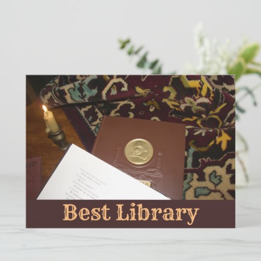 前世紀の本 招待状 (スタンド正面)