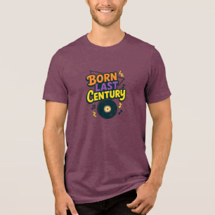 前世紀生まれ ヴィニールレコード 楽しい トライブレンドＴシャツ