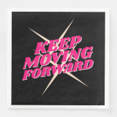 前保へ進む – 紙やる気を起こさせるナプキン (正面)