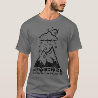 前兆によって役立たれる粉(ヴィンテージの黒) Tシャツ