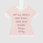 前列パーソナライズされたクリスマス飾り オーナメント (裏面)