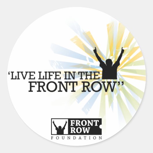 前列基礎：日が差すこと ラウンドシール (正面)