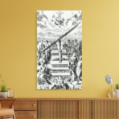 前口肺人工雲 キャンバスプリント (インサイチュ (リビング))