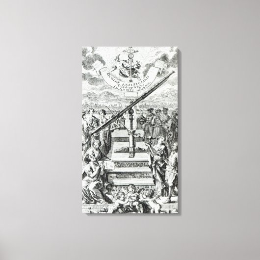 前口肺人工雲 キャンバスプリント (正面)