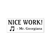 「前向きいい仕事だ!」 表彰ゴム印 ラバースタンプ (押印)