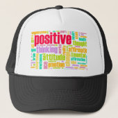 前向きがあって下さい! 前向きにとどまって下さい! キャップ (正面)