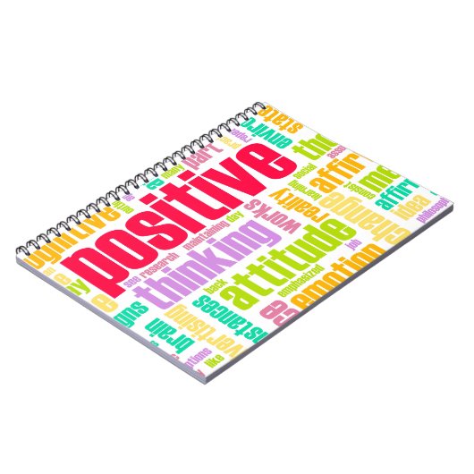 前向きがあって下さい! 前向きにとどまって下さい! ノートブック (左側)