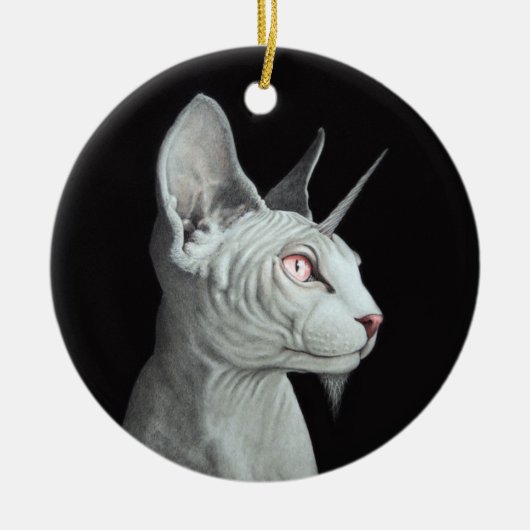 前向きが- Unikittyあって下さい セラミックオーナメント (正面)