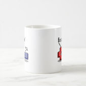 前向きでいよう 面白いマグカップ コーヒーマグカップ (中央)