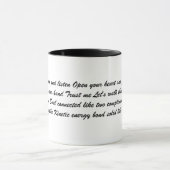 前向きなエネルギーマグ マグカップ (中央)