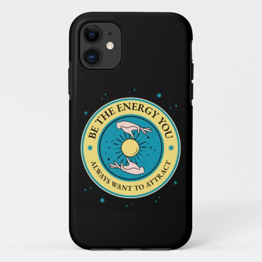 前向きなエネルギー動機メッセージ Case-Mate iPhoneケース (裏面)