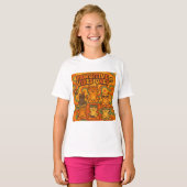 前向きなパウのビブスTシャツ Tシャツ (正面フル)