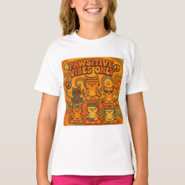 前向きなパウのビブスTシャツ Tシャツ