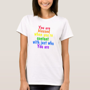前向きなメッセージのTシャツ Tシャツ
