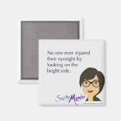 前向きなユーモア マグネット (正面/裏面)