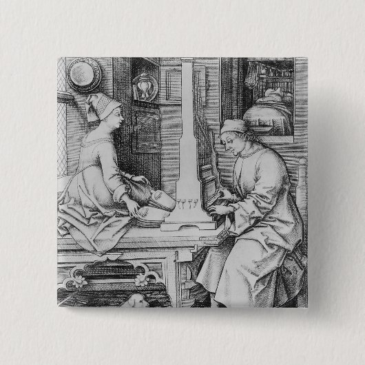 前向きな器官 缶バッジ (正面)