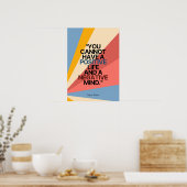 前向きな姿勢を貫く ポスター (キッチン)