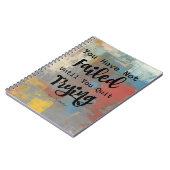 前向きな引用文のノートジャーナル ノートブック (左側)