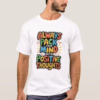 前向きな思考 ユニセックスTシャツ Tシャツ