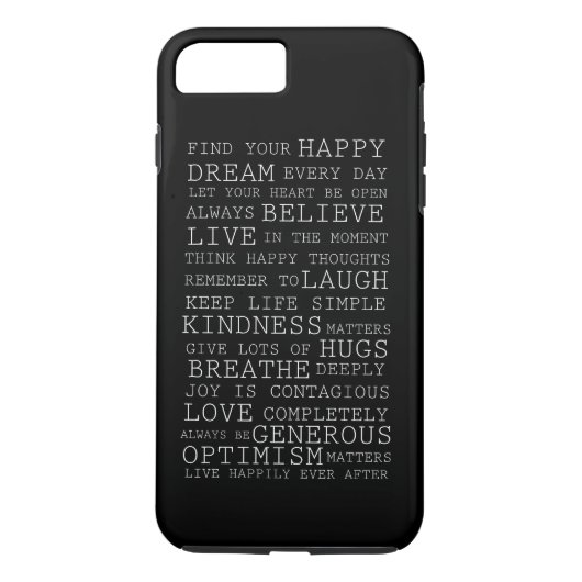 前向きな思考 Case-Mate iPhoneケース (裏面)