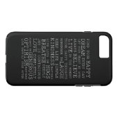 前向きな思考 Case-Mate iPhoneケース (裏面(横))