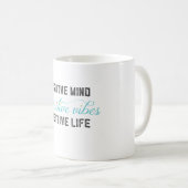 前向きな感情 コーヒーマグカップ (正面右)