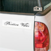 前向きな感情 バンパーステッカー (トラック上)