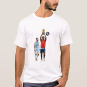 前向きな未来を創造せよ Tシャツ (正面)