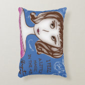 前向きな枕-空気の魔法 アクセントクッション (正面(垂直))