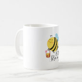 前向きな気分でBuzzしよう Bee Strong コーヒーマグカップ (正面左)