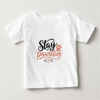 前向きな気持ちで ベビーTシャツ