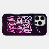 前向きな気持ちを広げる鮮やかな色 iPhoneケース (裏面横)