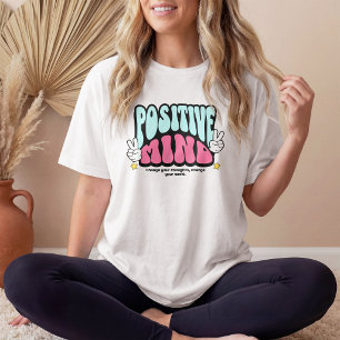 前向きな気持ち グルービー かわいい モチベーション Tシャツ