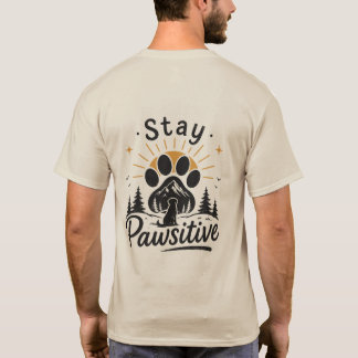 前向きな犬好きTシャツ Tシャツ