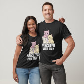 前向きな猫パパ Tシャツ (ユニセックス)