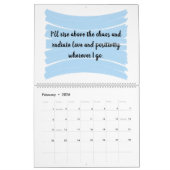 前向きな素晴らしい人生の肯定暦 カレンダー (2月 2026)