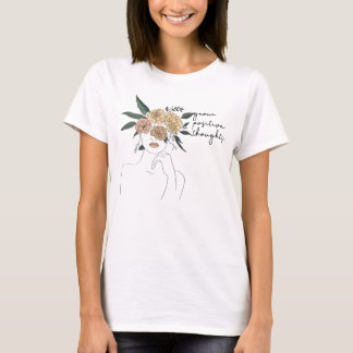 前向きな考えを育む美意識 プラントレディ Tシャツ