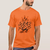 前向きな考え方で未来を創造しよう Tシャツ (正面)