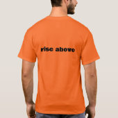 前向きな考え方で未来を創造しよう Tシャツ (裏面)
