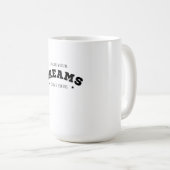 前向きな考え方の名言Tシャツ コーヒーマグカップ (正面右)