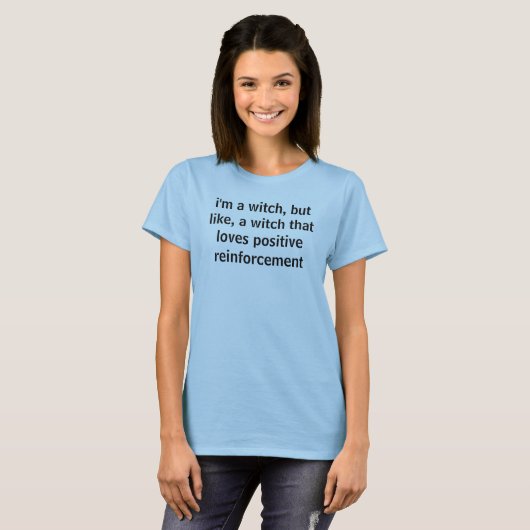 前向きな補強の愛情のある魔法使い Tシャツ (正面フル)