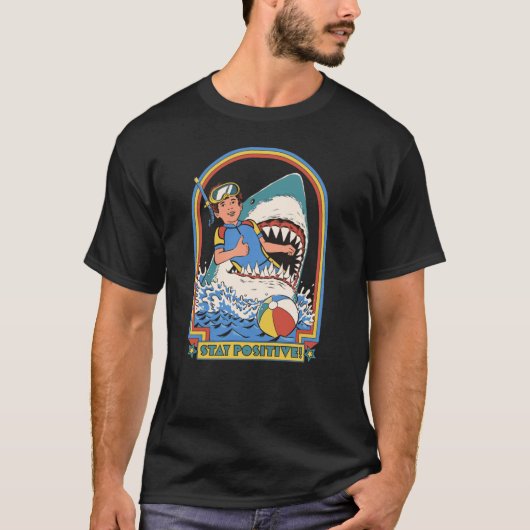 前向きにいこう 友達 Tシャツ (正面)